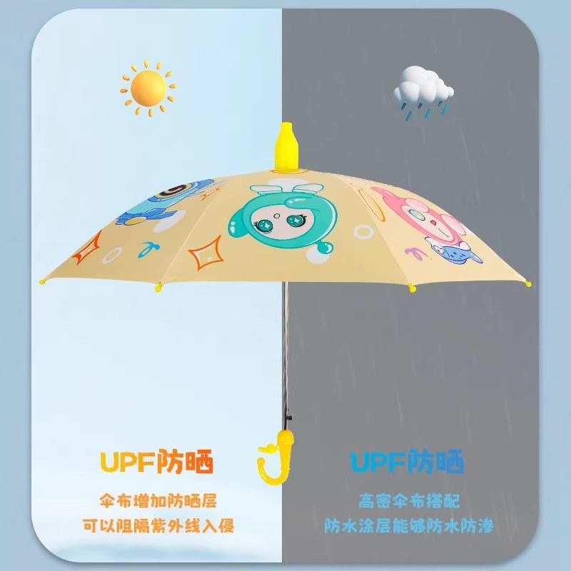 蛋仔派对雨伞儿童男孩黑胶防晒小学生幼儿园女孩卡通防水套宝宝伞